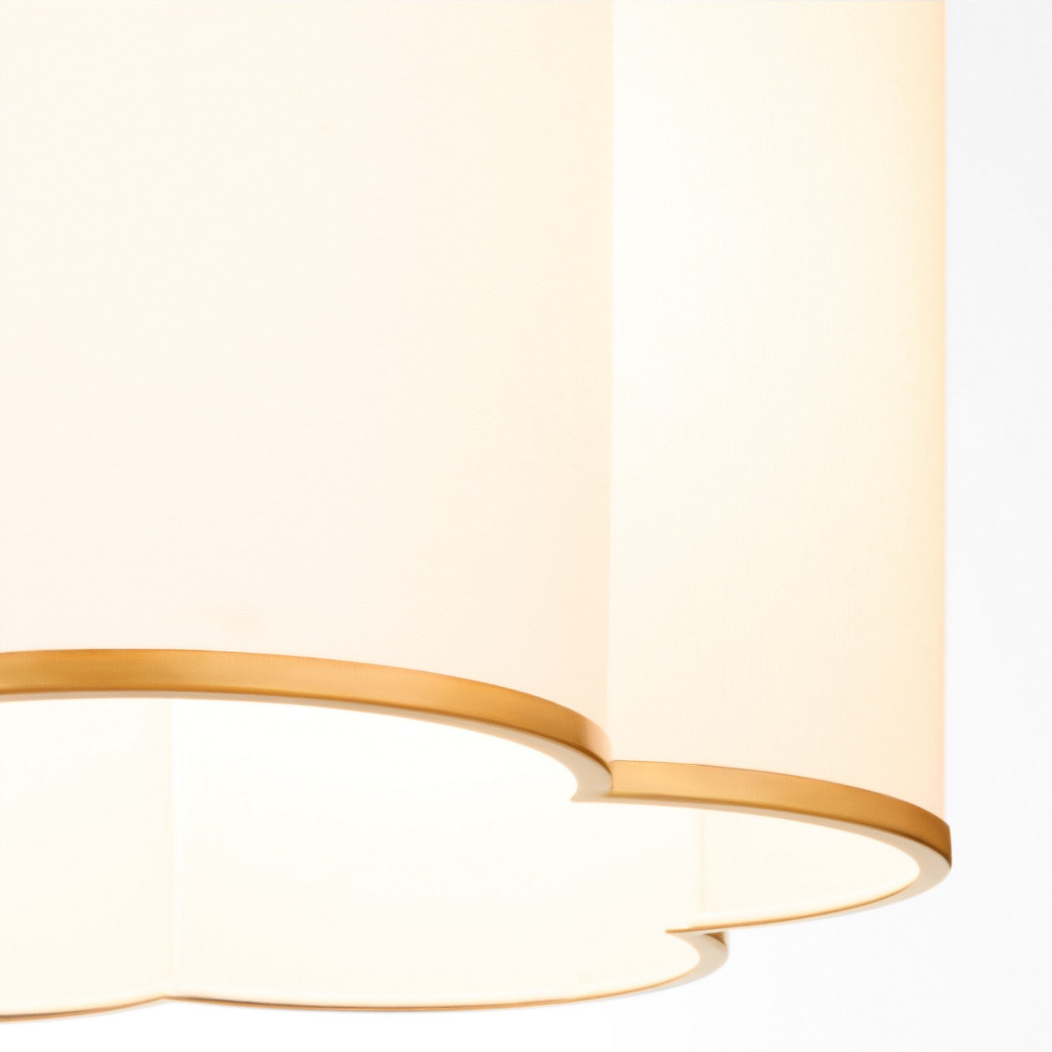 Quorum - 8228-4-47 - Four Light Pendant - Belinder - Non-Lacquered Brass