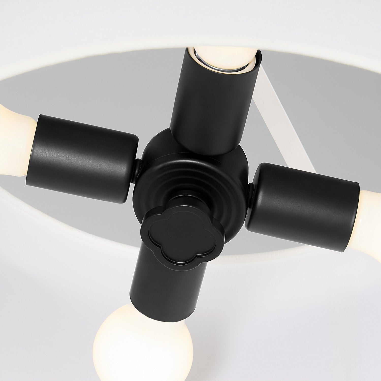 Quorum - 8229-4-59 - Four Light Pendant - Belinder - Matte Black