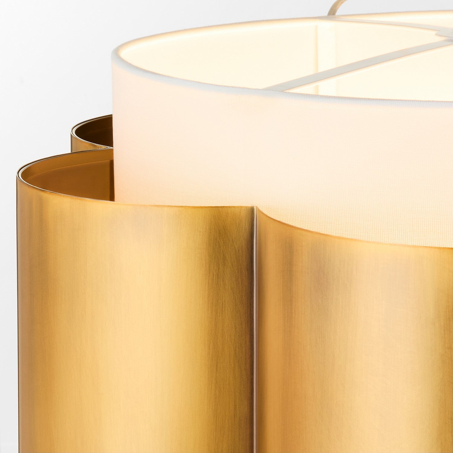 Quorum - 8229-4-47 - Four Light Pendant - Belinder - Non-Lacquered Brass