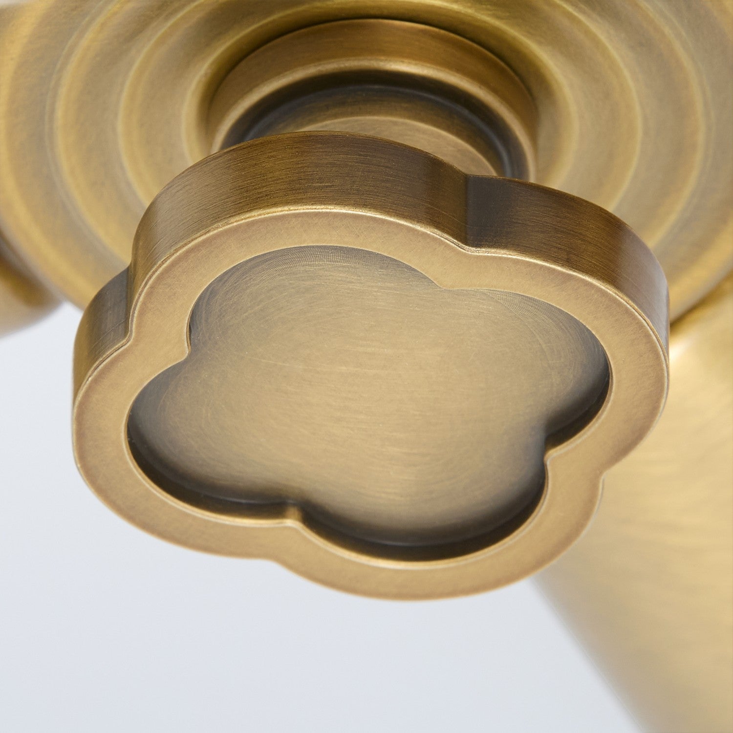 Quorum - 8229-4-47 - Four Light Pendant - Belinder - Non-Lacquered Brass