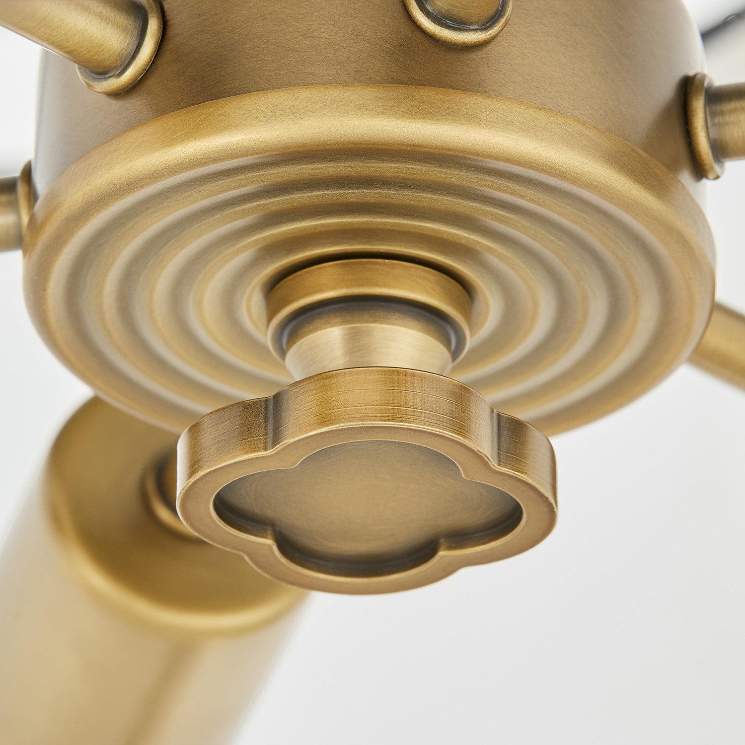 Quorum - 8228-6-47 - Six Light Pendant - Belinder - Non-Lacquered Brass