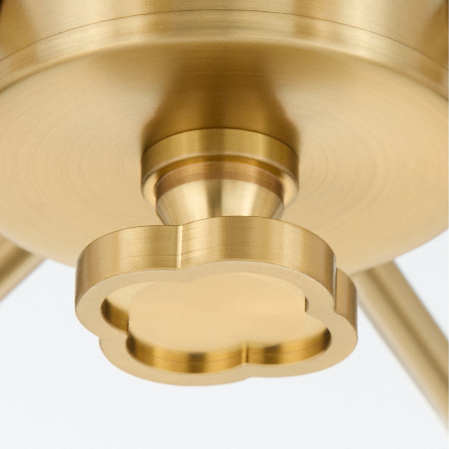 Quorum - 824-4-80 - Four Light Pendant - Belleview - Aged Brass