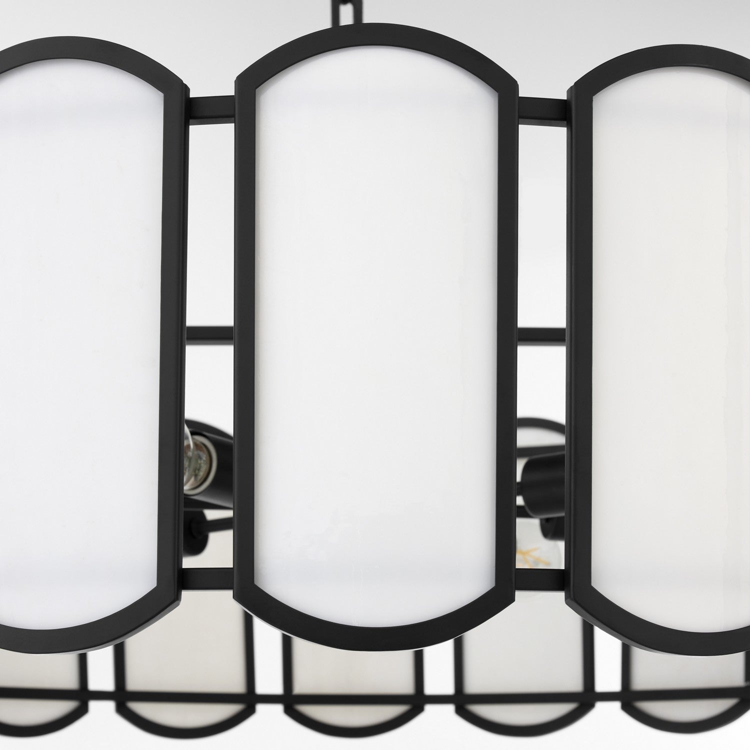 Quorum - 824-8-59 - Eight Light Pendant - Belleview - Matte Black