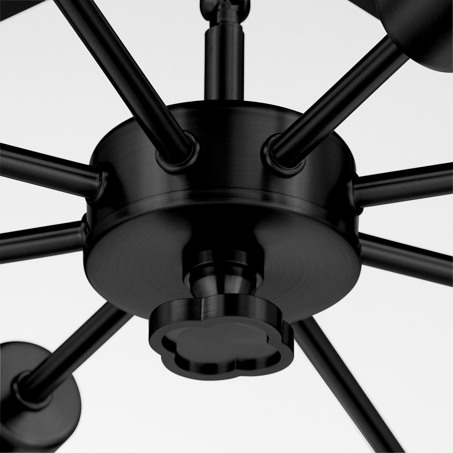 Quorum - 824-8-59 - Eight Light Pendant - Belleview - Matte Black