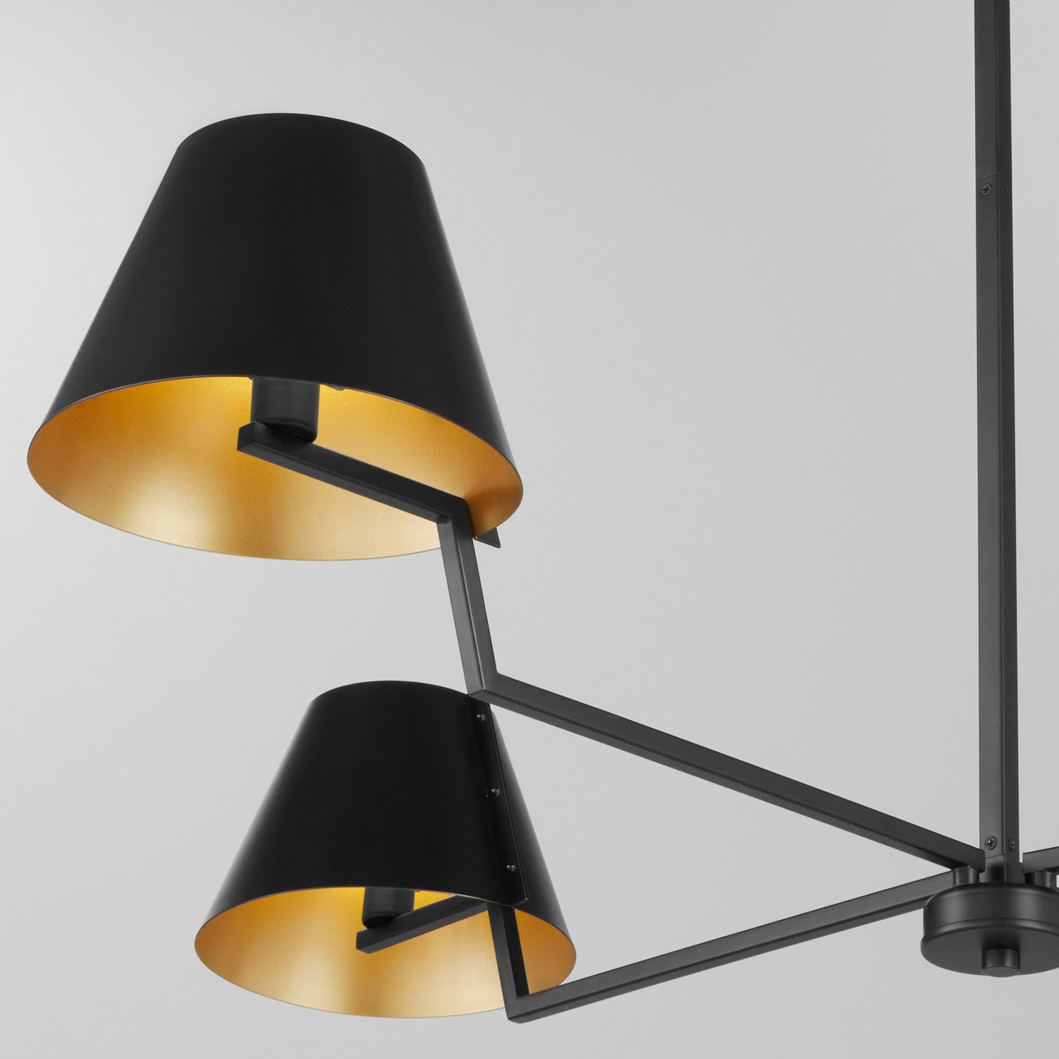 Quorum - 668-4-59 - Four Light Chandelier - Bliss - Matte Black