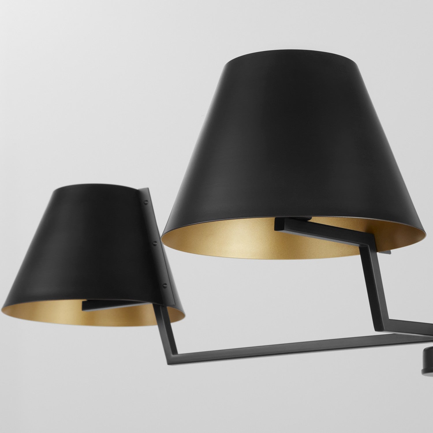Quorum - 669-4-59 - Four Light Linear Chandelier - Bliss - Matte Black