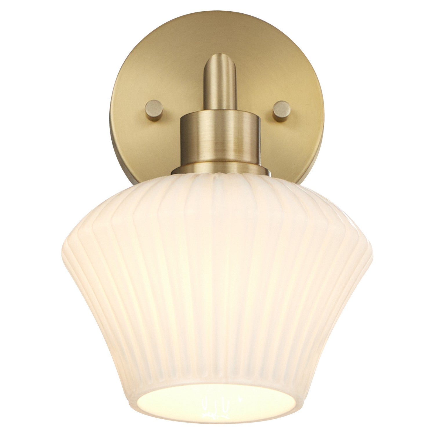Quorum - 5221-1-80 - One Light Wall Mount - Cassini - Aged Brass