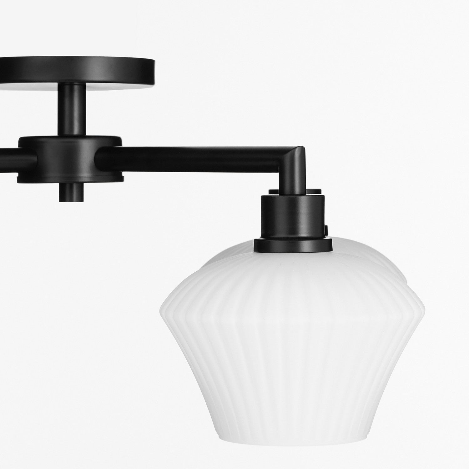 Quorum - 3221-26-59 - Four Light Flush Mount - Cassini - Matte Black