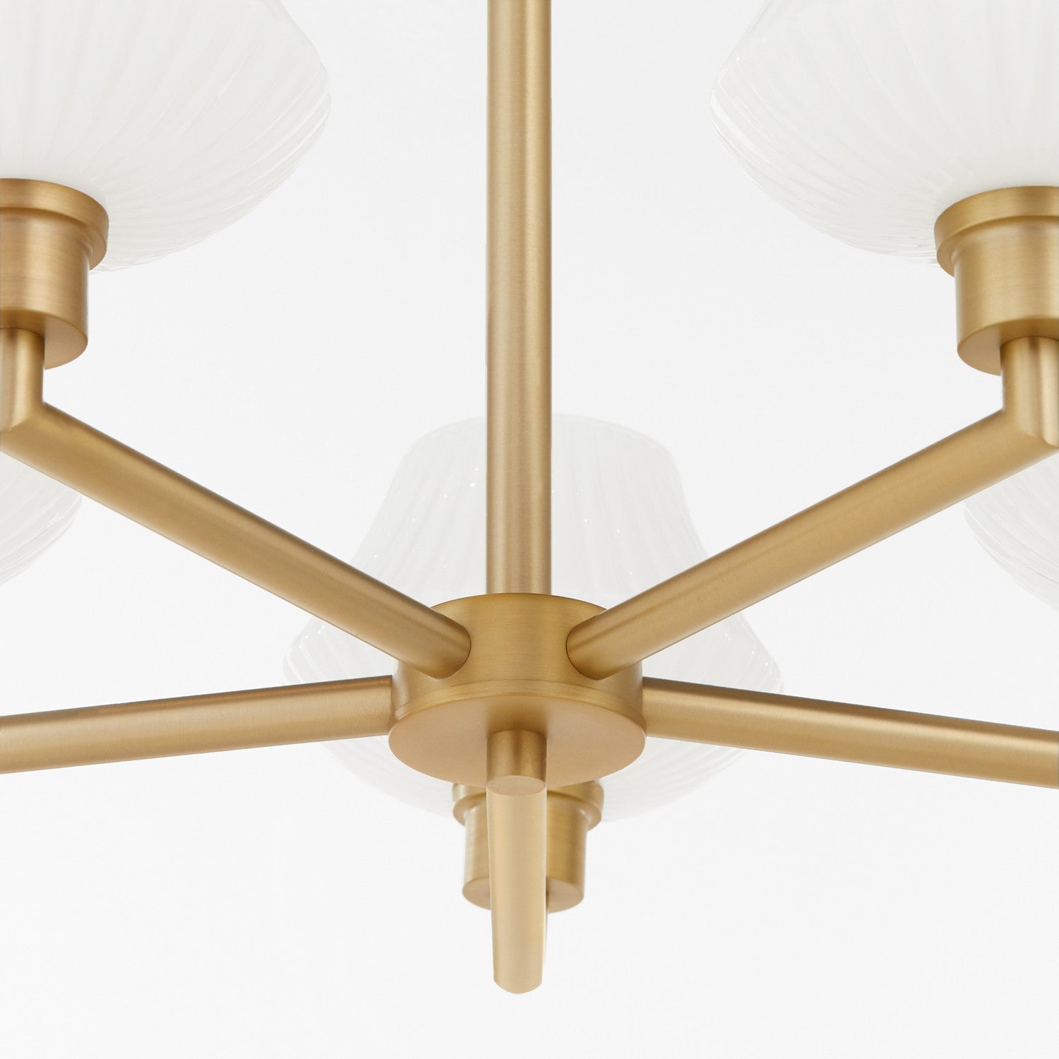 Quorum - 6221-5-80 - Five Light Chandelier - Cassini - Aged Brass