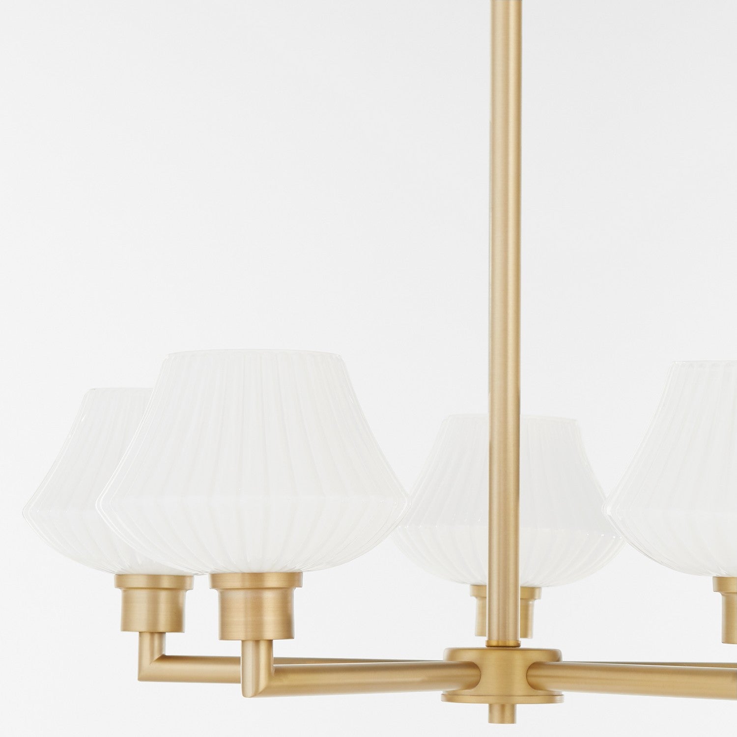 Quorum - 6221-5-80 - Five Light Chandelier - Cassini - Aged Brass