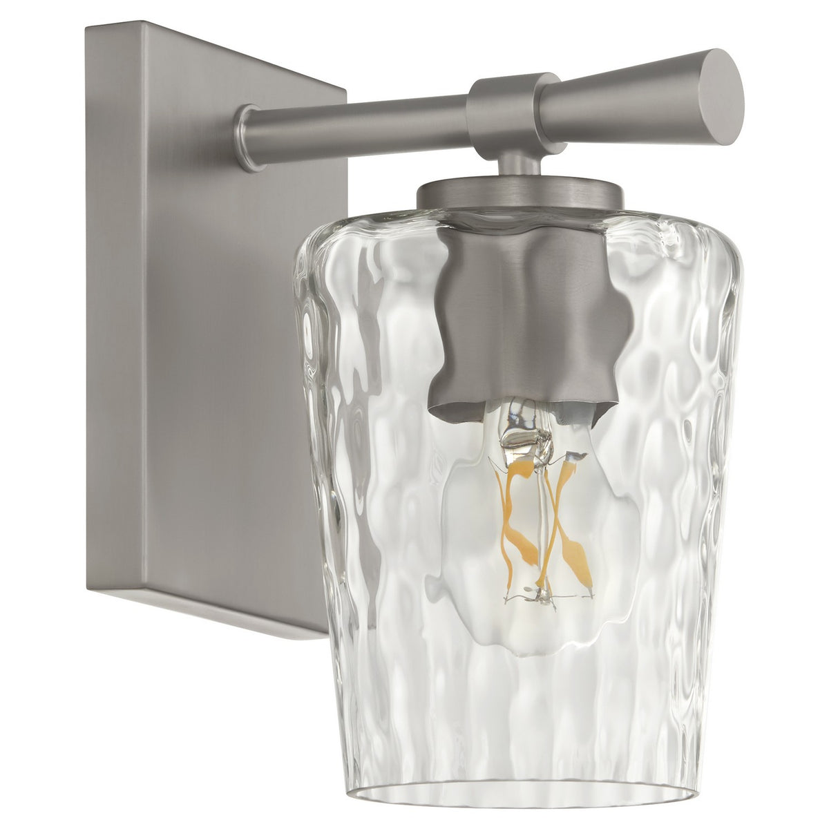 Quorum - 5204-1-65 - One Light Wall Mount - Goodwin - Satin Nickel
