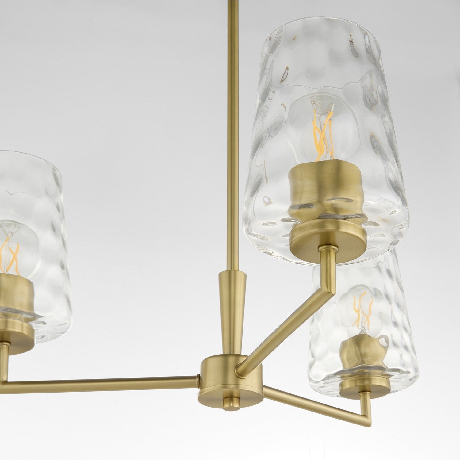 Quorum - 6204-3-80 - Three Light Chandelier - Goodwin - Aged Brass