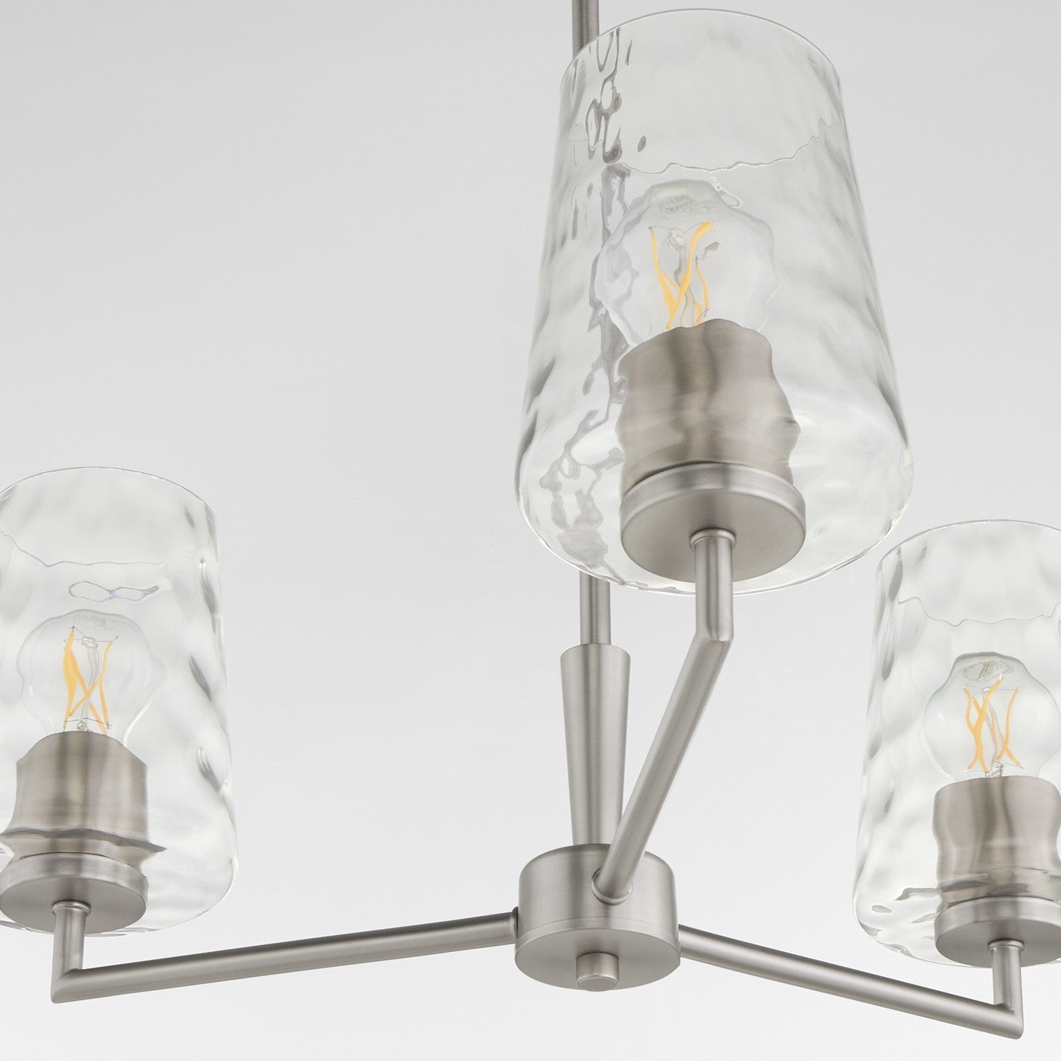 Quorum - 6204-3-65 - Three Light Chandelier - Goodwin - Satin Nickel