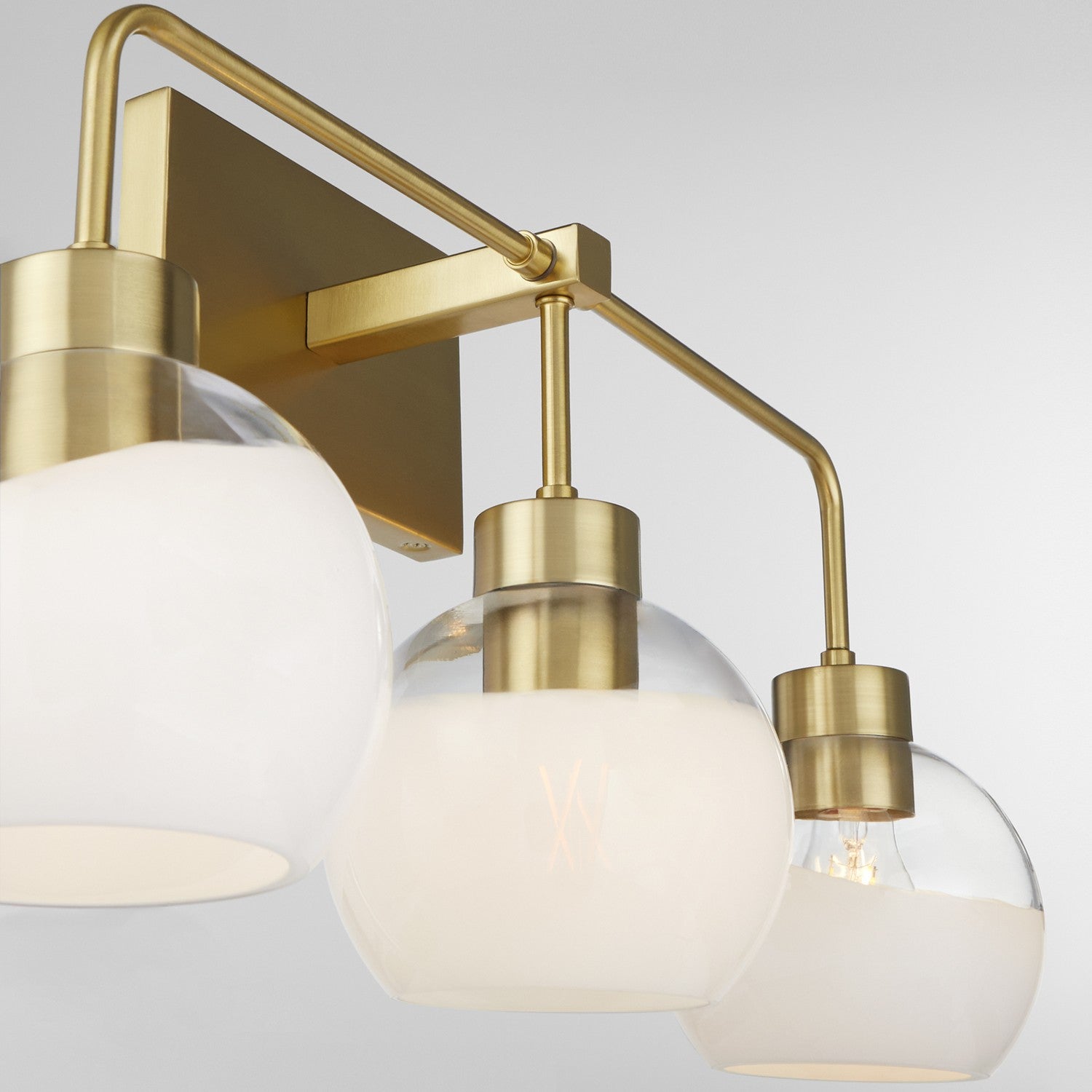 Quorum - 532-3-180 - Three Light Vanity - Lacy - Aged Brass