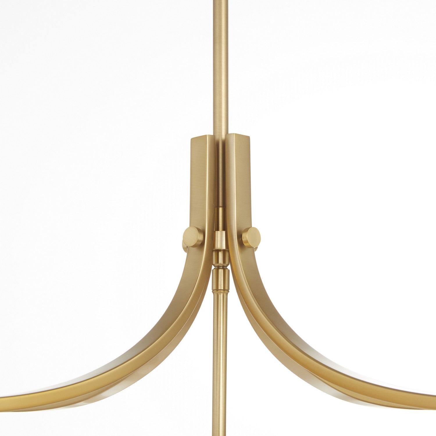 Quorum - 883-5-5980 - Five Light Pendant - Mariposa - Matte Black w/Aged Brass
