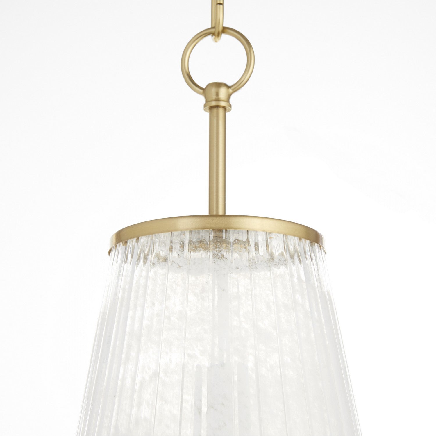 Quorum - 8238-11-80 - One Light Pendant - Providence - Aged Brass