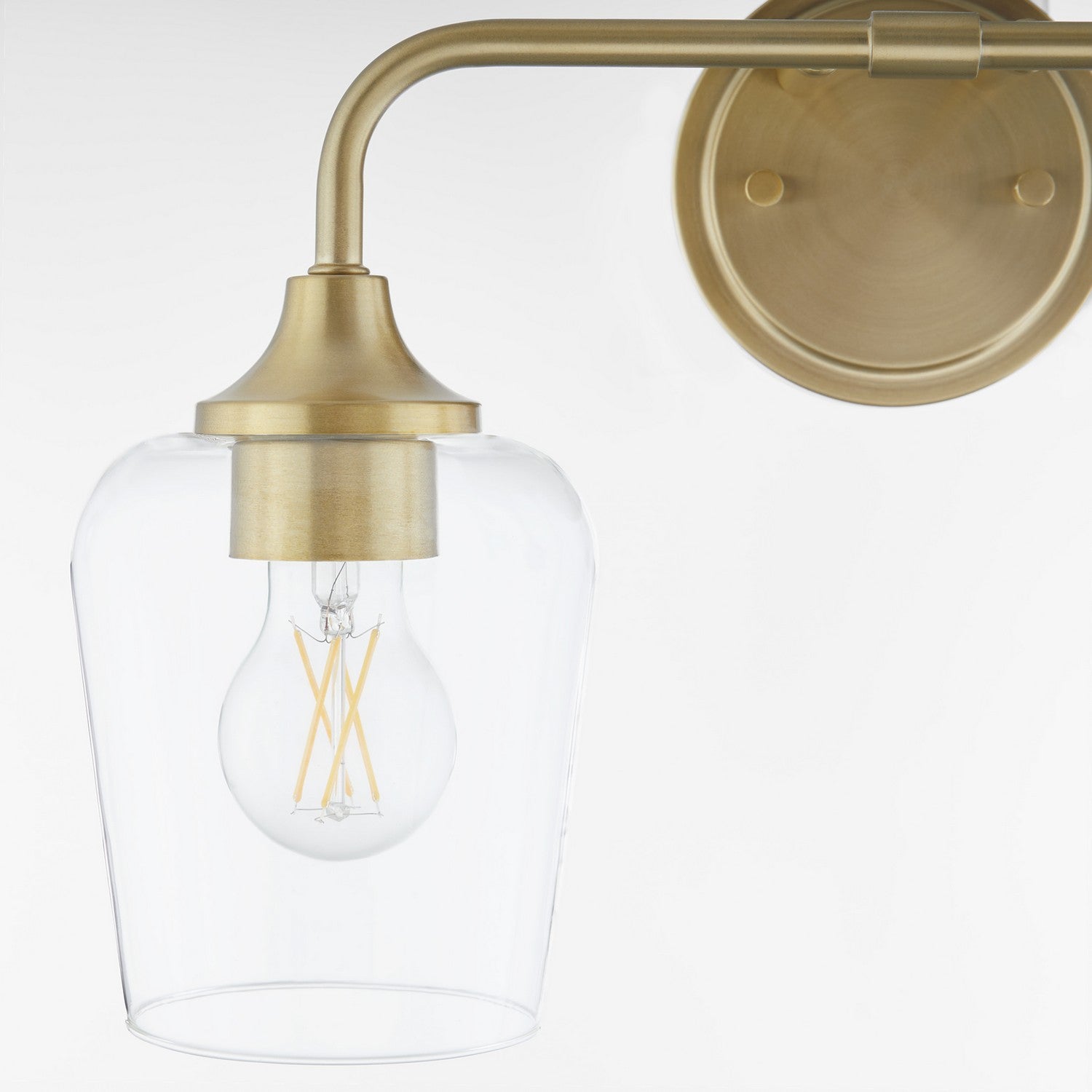 Quorum - 5313-2-80 - Two Light Vanity - Raymond - Aged Brass