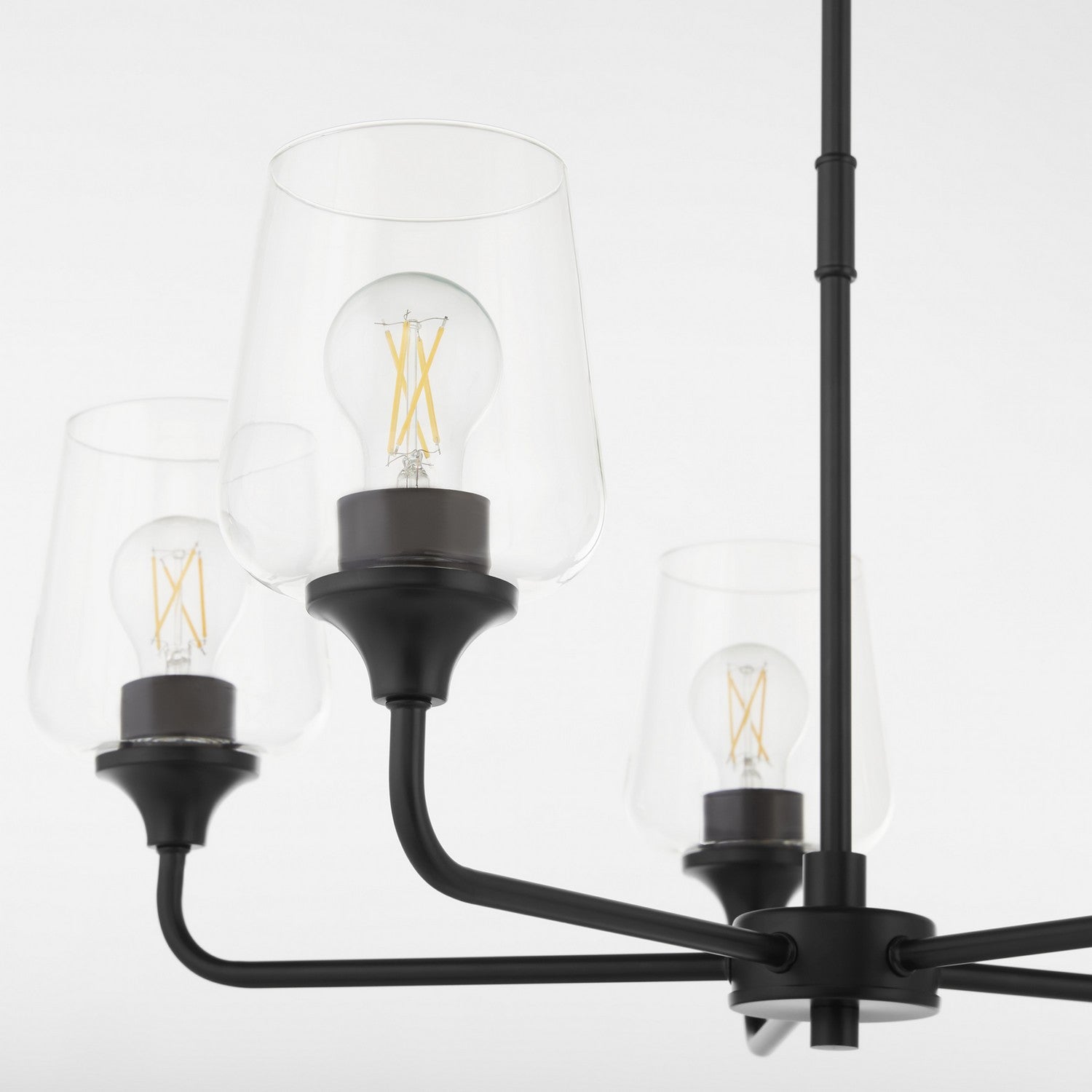 Quorum - 6313-5-59 - Five Light Chandelier - Raymond - Matte Black