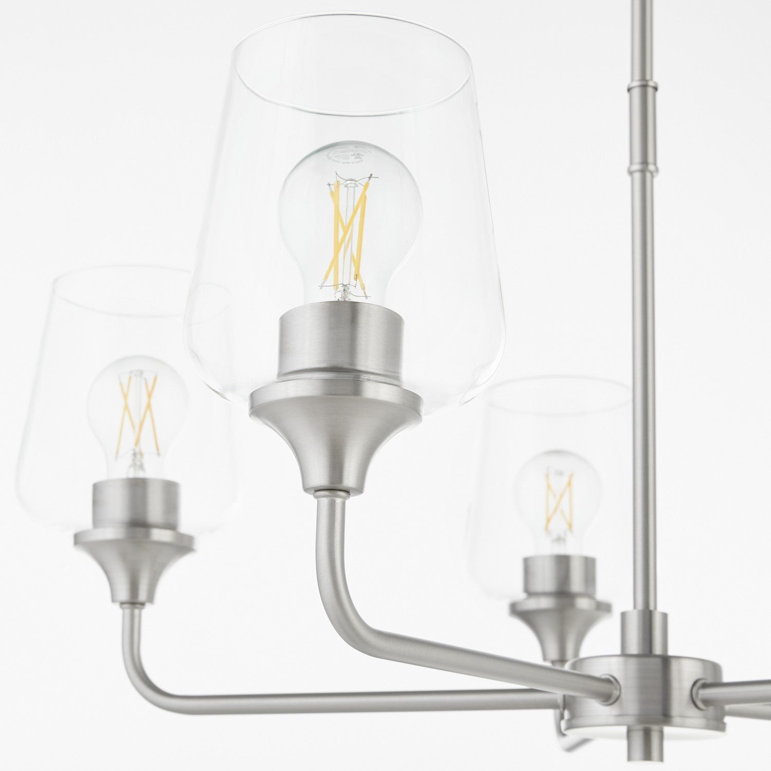 Quorum - 6313-5-65 - Five Light Chandelier - Raymond - Satin Nickel