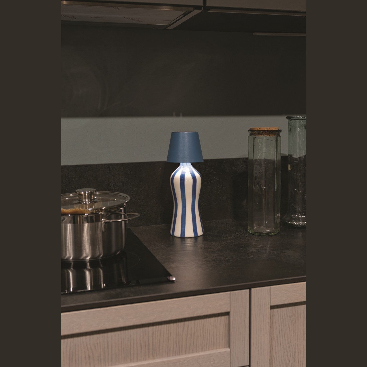 Zafferano - RIG1501 - Bottle - Lido - Light Blue Stripes