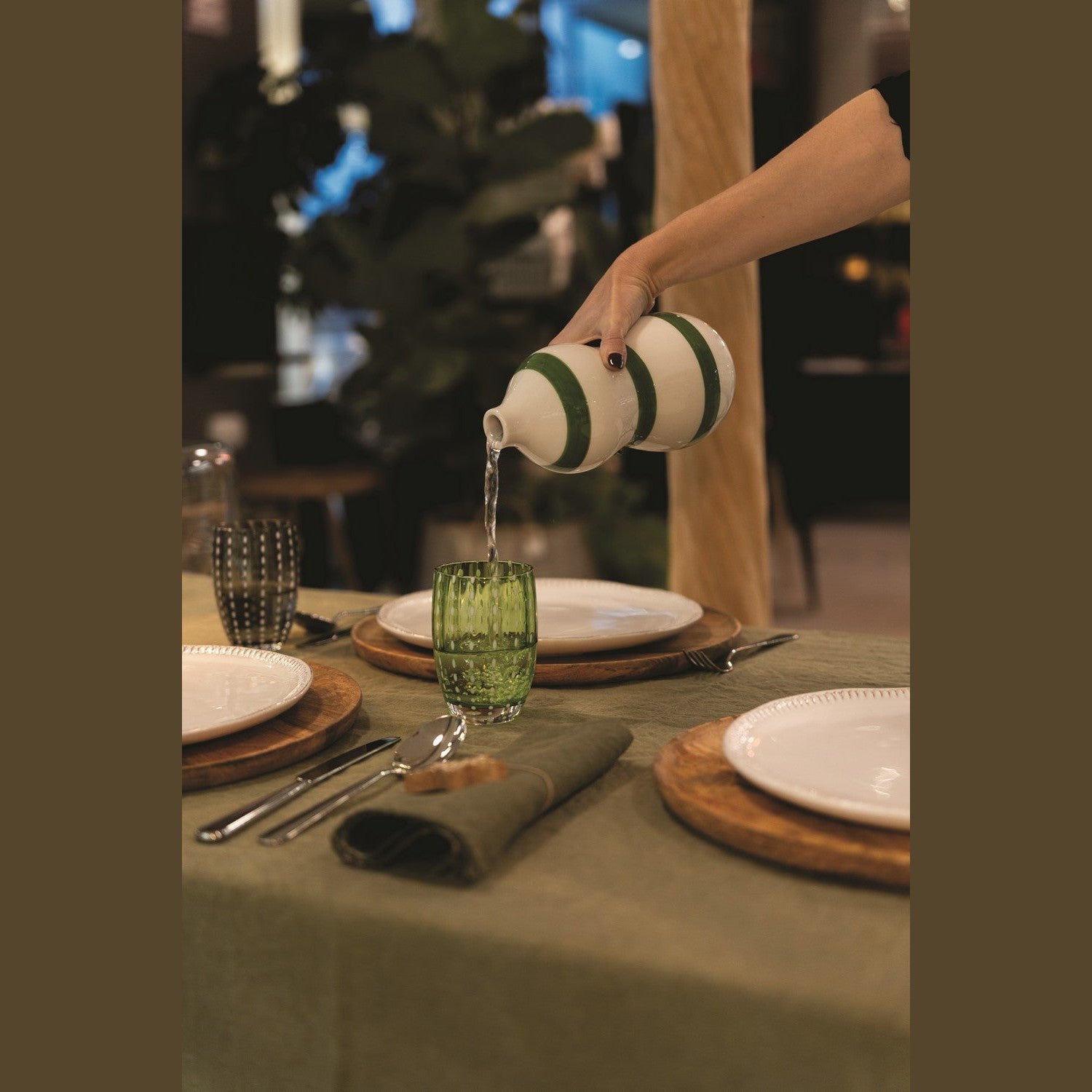 Zafferano - FAS1505 - Bottle - Lido - Green Bands