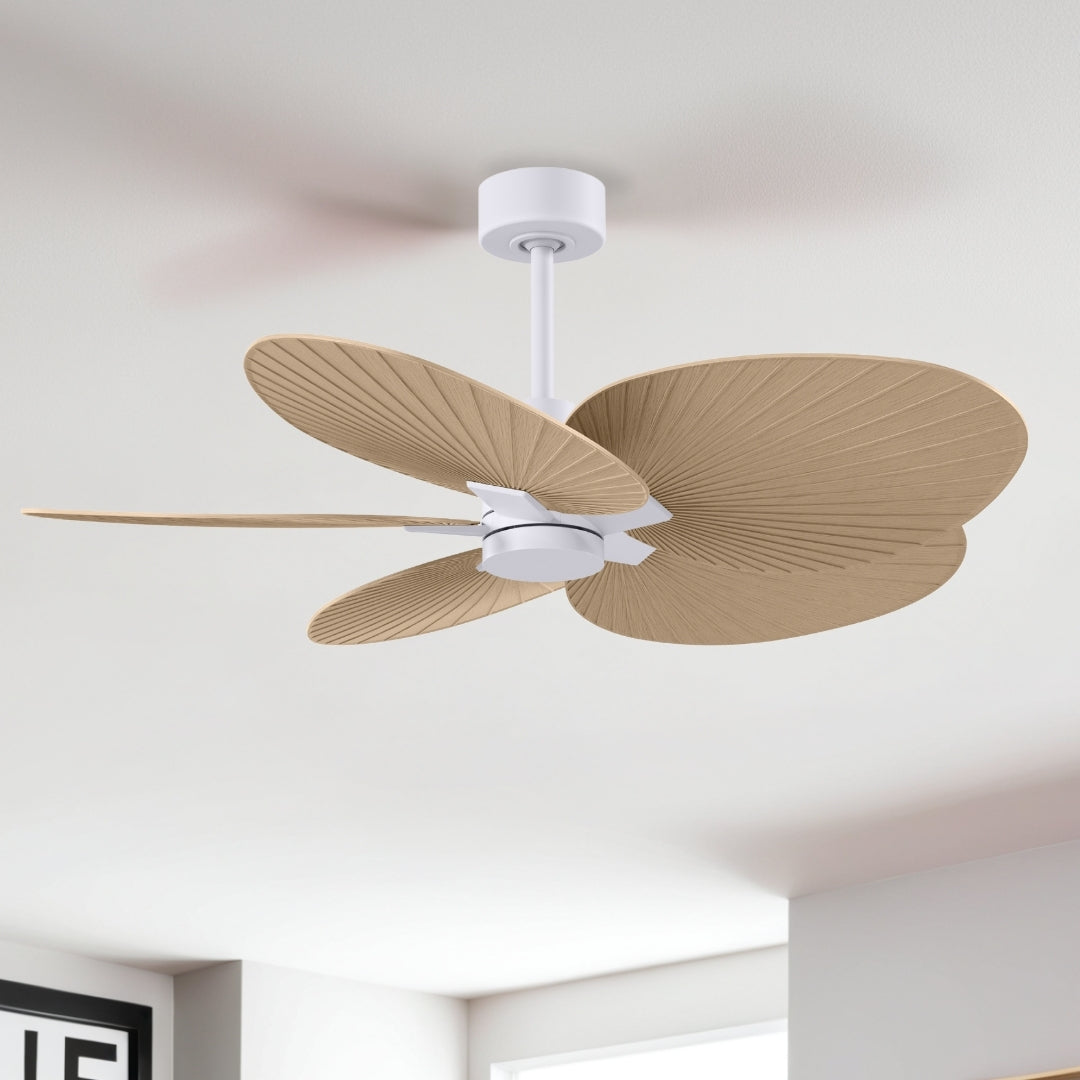 Matthews Fan Company - AKTP-MWH-LM - 48" Ceiling Fan - Alessandra Tropical - Matte White