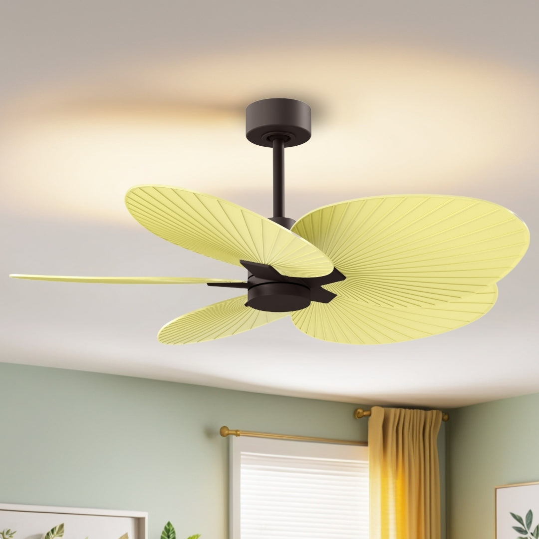 Matthews Fan Company - AKTP-TB-YE - 48" Ceiling Fan - Alessandra Tropical - Textured Bronze