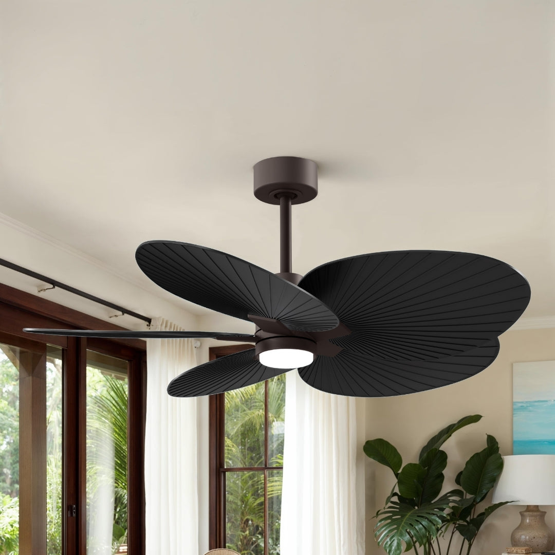 Matthews Fan Company - AKTPLK-TB-BK - 48" Ceiling Fan - Alessandra Tropical - LK - Textured Bronze