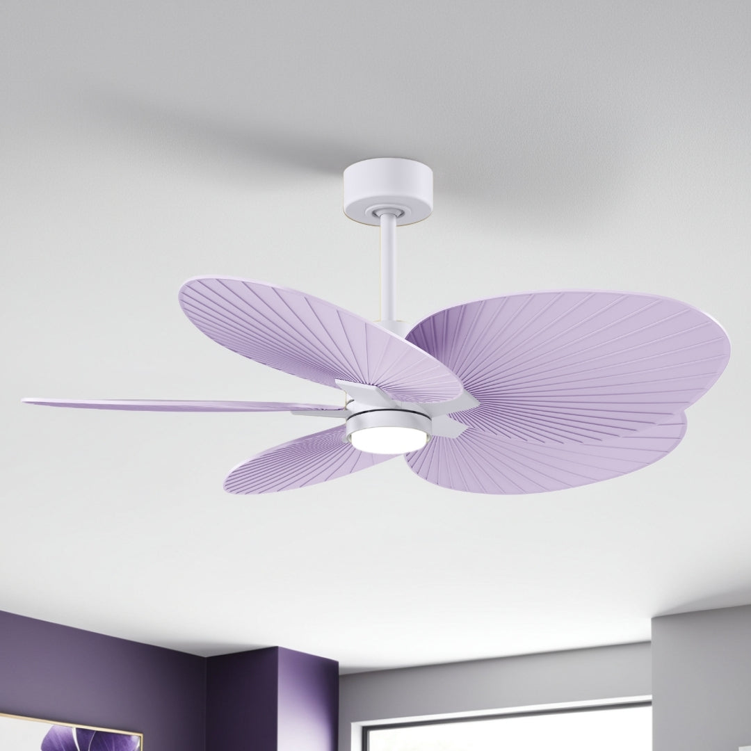 Matthews Fan Company - AKTPLK-MWH-LI - 48" Ceiling Fan - Alessandra Tropical - LK - Matte White