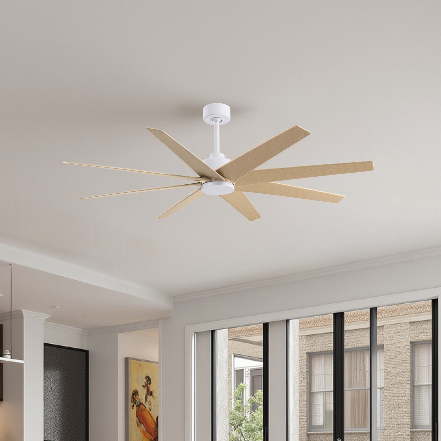 Matthews Fan Company - AN-MWH-LM-64 - 64" Ceiling Fan - Ariella - Matte White