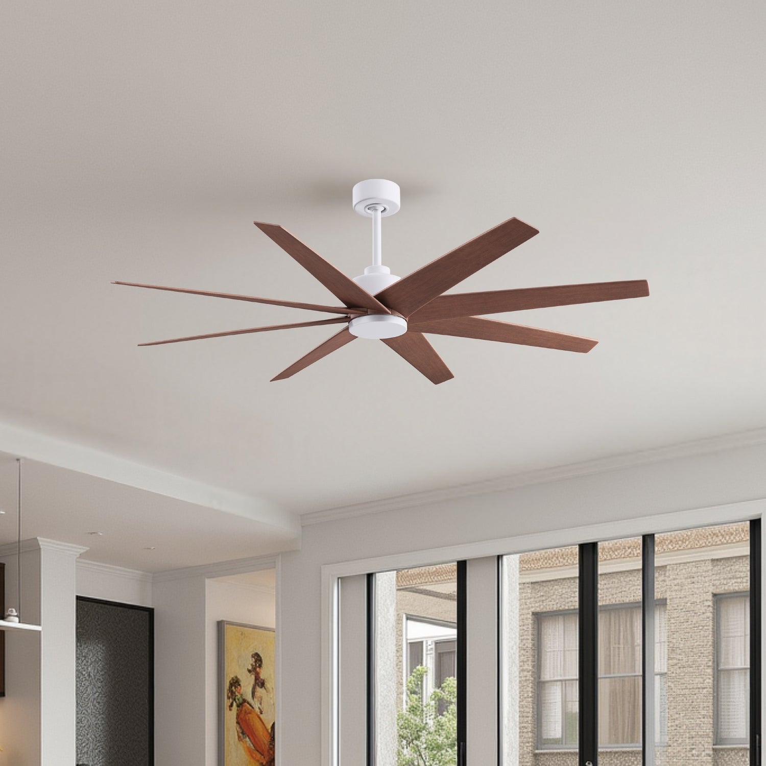 Matthews Fan Company - AN-MWH-WN-64 - 64" Ceiling Fan - Ariella - Matte White