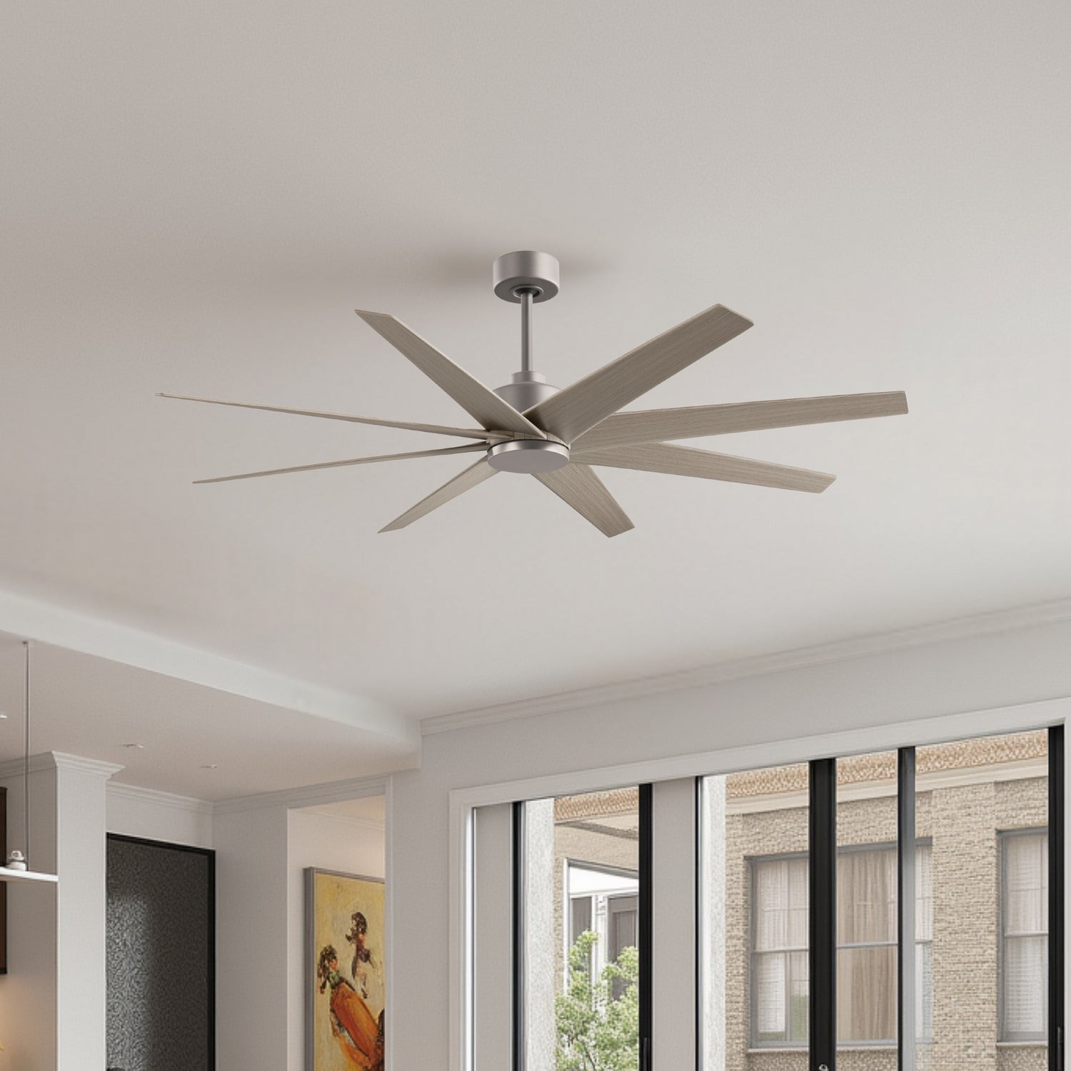 Matthews Fan Company - AN-BN-GA-64 - 64" Ceiling Fan - Ariella - Brushed Nickel
