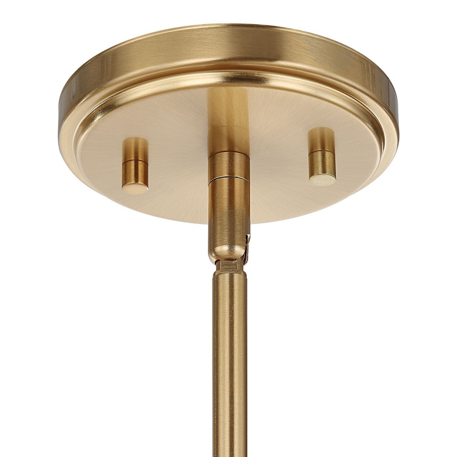 Uttermost - 21605 - One Light Pendant - Arches - Warm Brass And Antique White