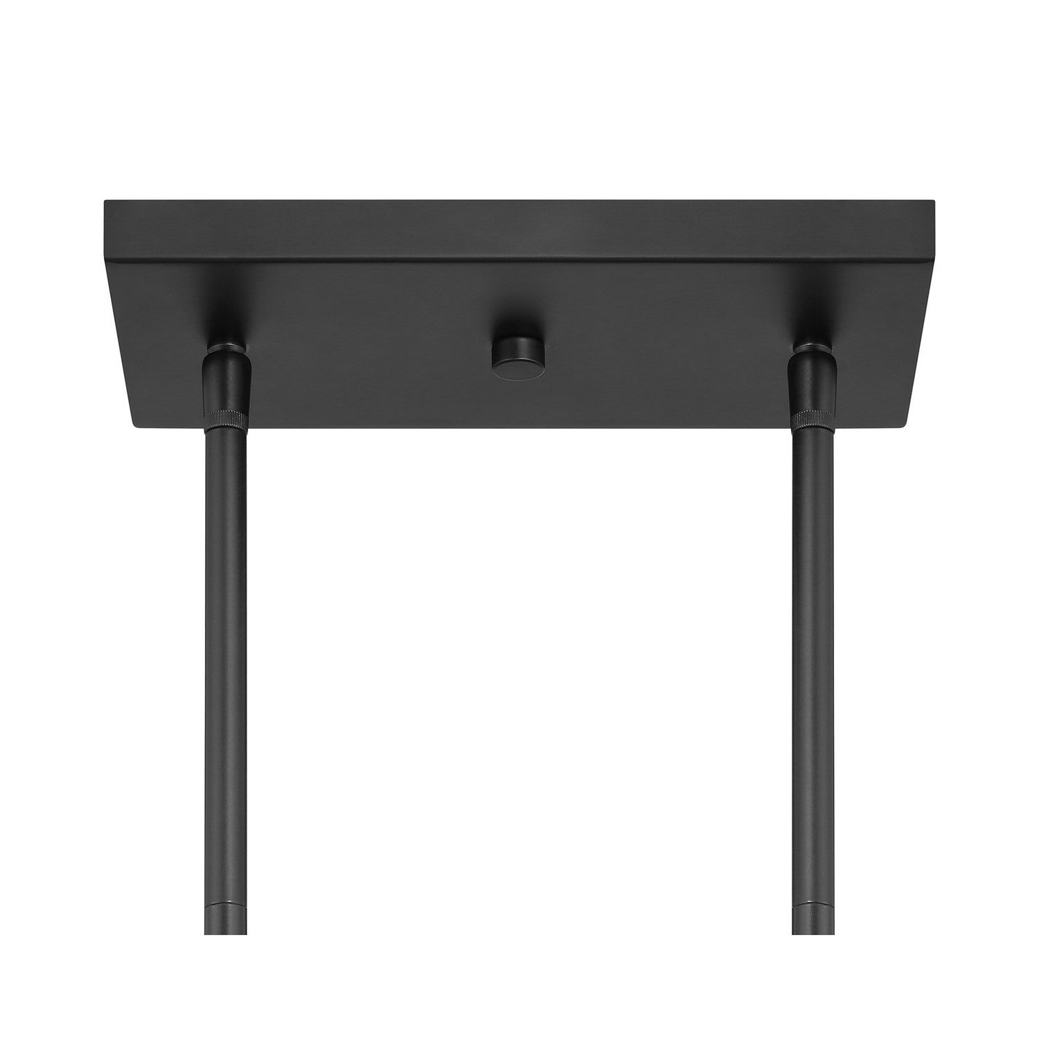 Meridian - M100125MBK - Three Light Linear Chandelier - Matte Black