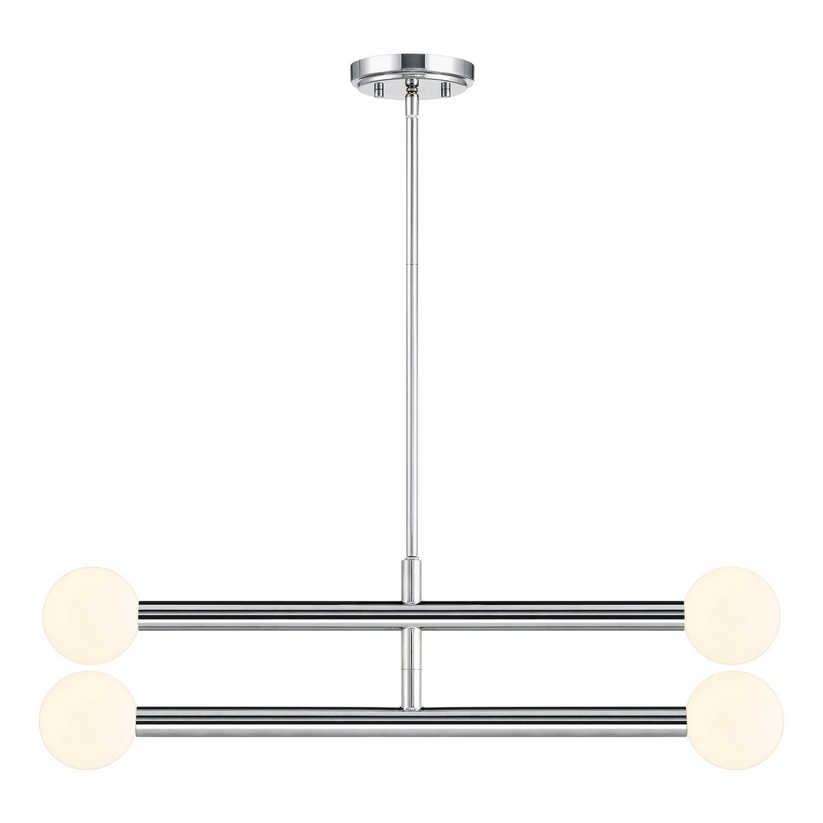 Meridian - M100133CH - LED Chandelier - Chrome