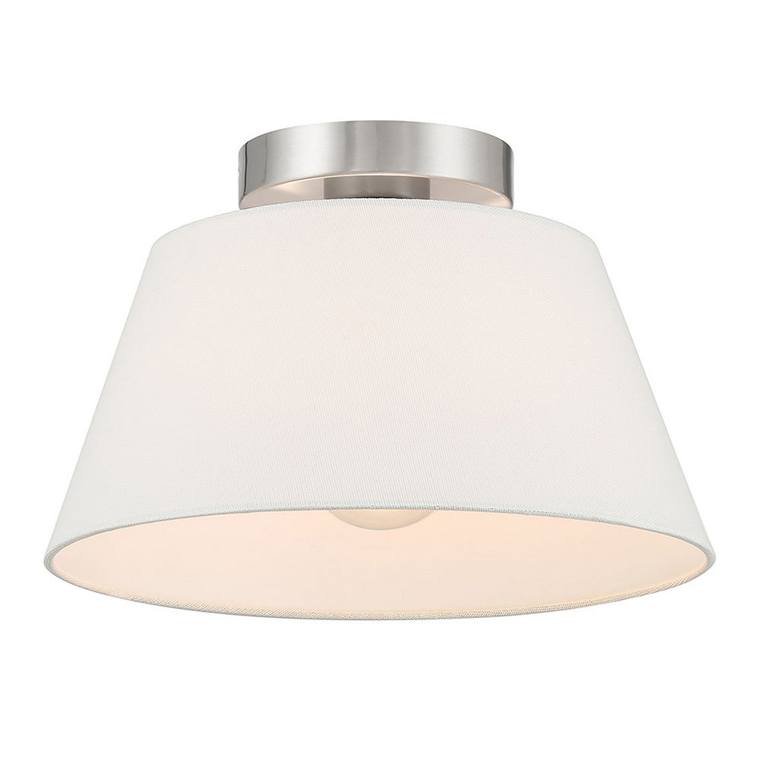 Meridian - M60077BN - Three Light Semi-Flush Mount - Brushed Nickel