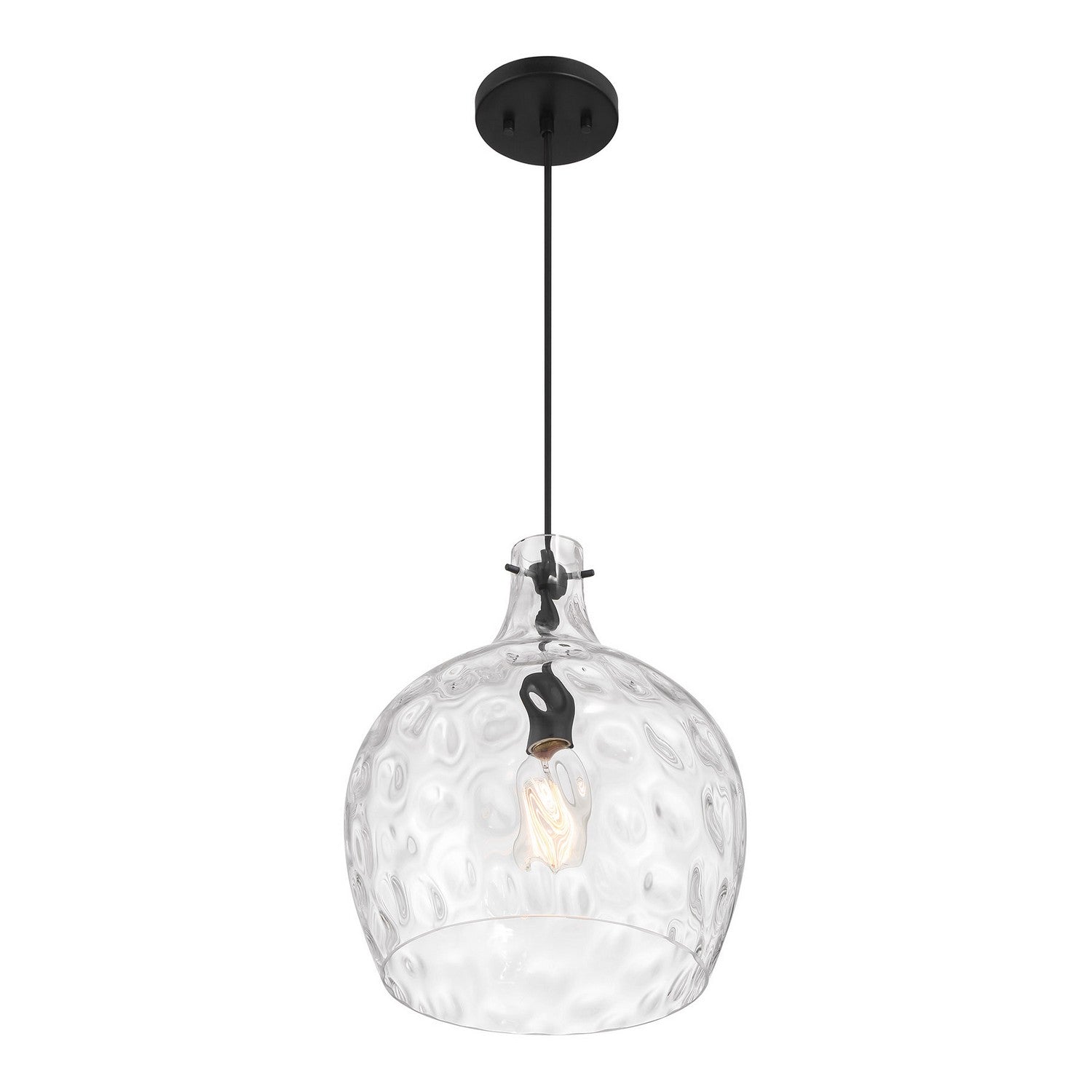 Meridian - M7053MBK - One Light Pendant - Matte Black