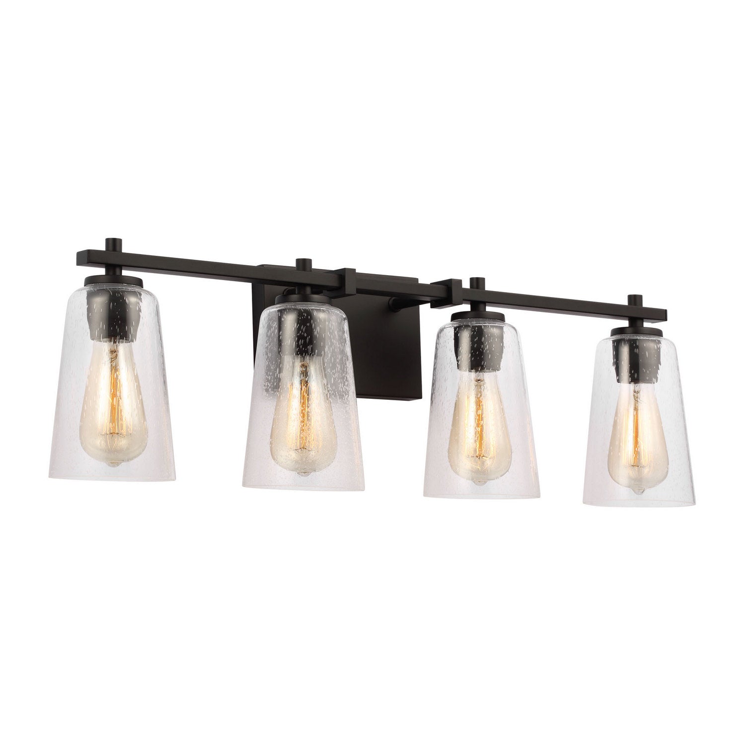 Visual Comfort Studio - VS24304MBK - Four Light Vanity - Mercer - Midnight Black