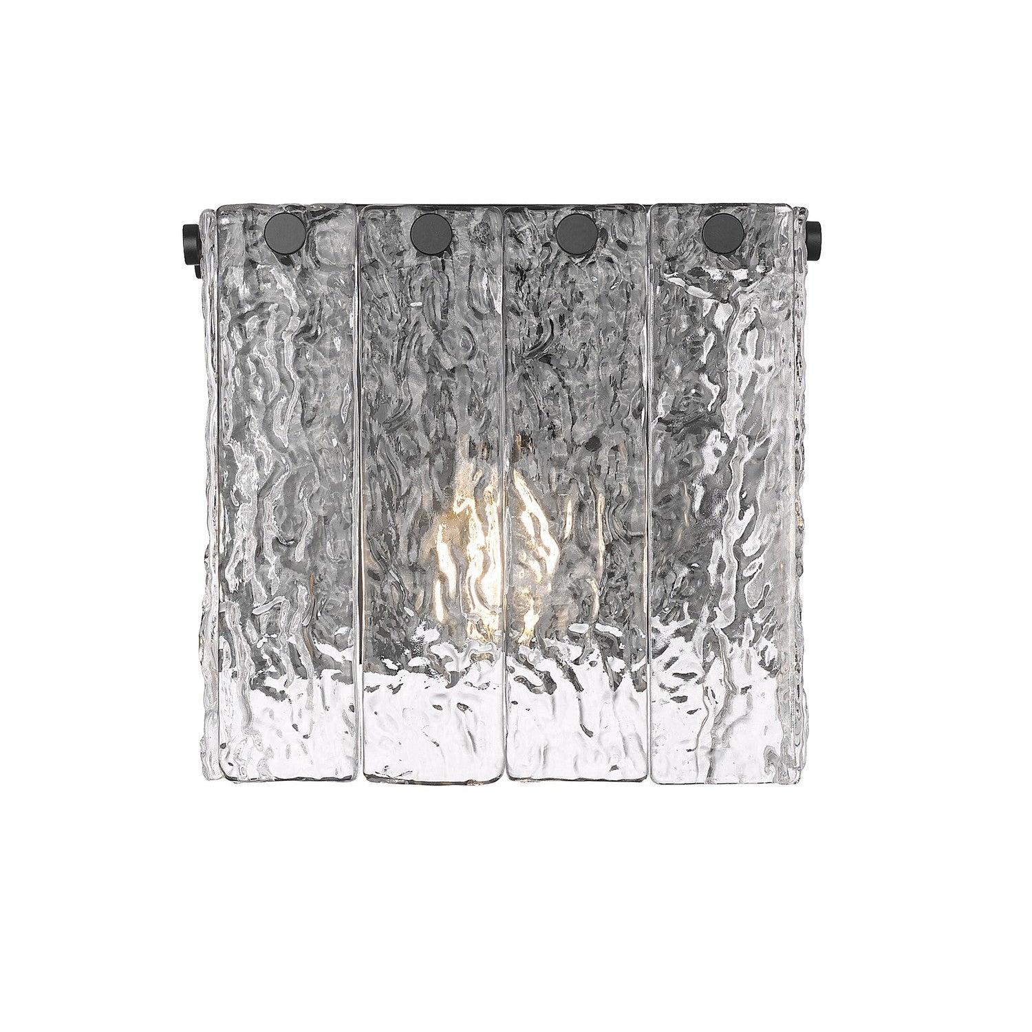 Z-Lite - 1943-1S-MB - One Light Wall Sconce - Glacier - Matte Black