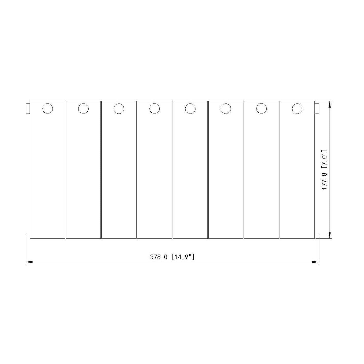 Z-Lite - 1943-2V-MB - Two Light Vanity - Glacier - Matte Black