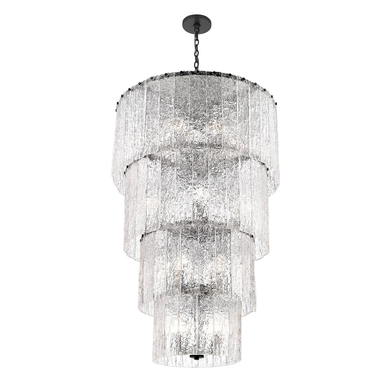 Z-Lite - 1943-48MB - 18 Light Chandelier - Glacier - Matte Black