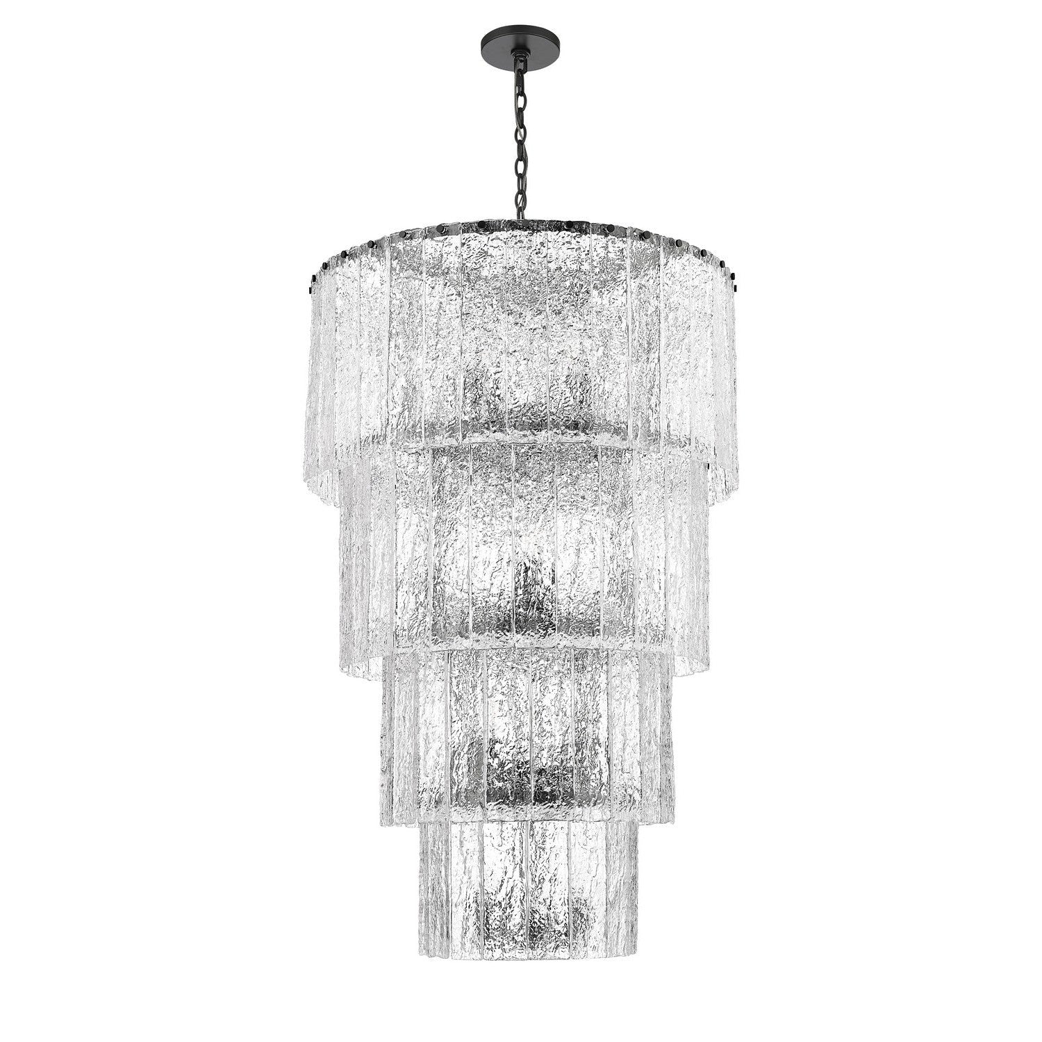 Z-Lite - 1943-48MB - 18 Light Chandelier - Glacier - Matte Black