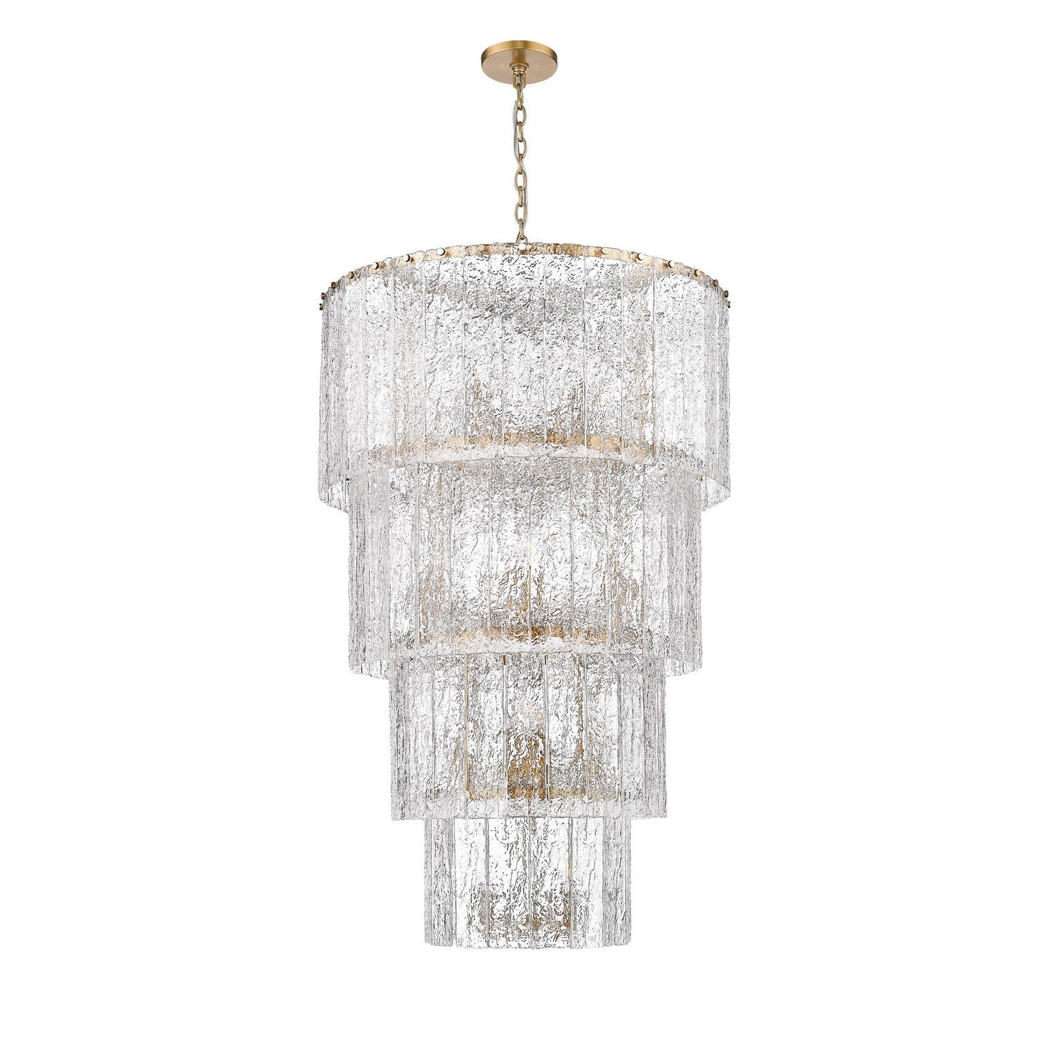 Z-Lite - 1943-48MGLD - 18 Light Chandelier - Glacier - Modern Gold