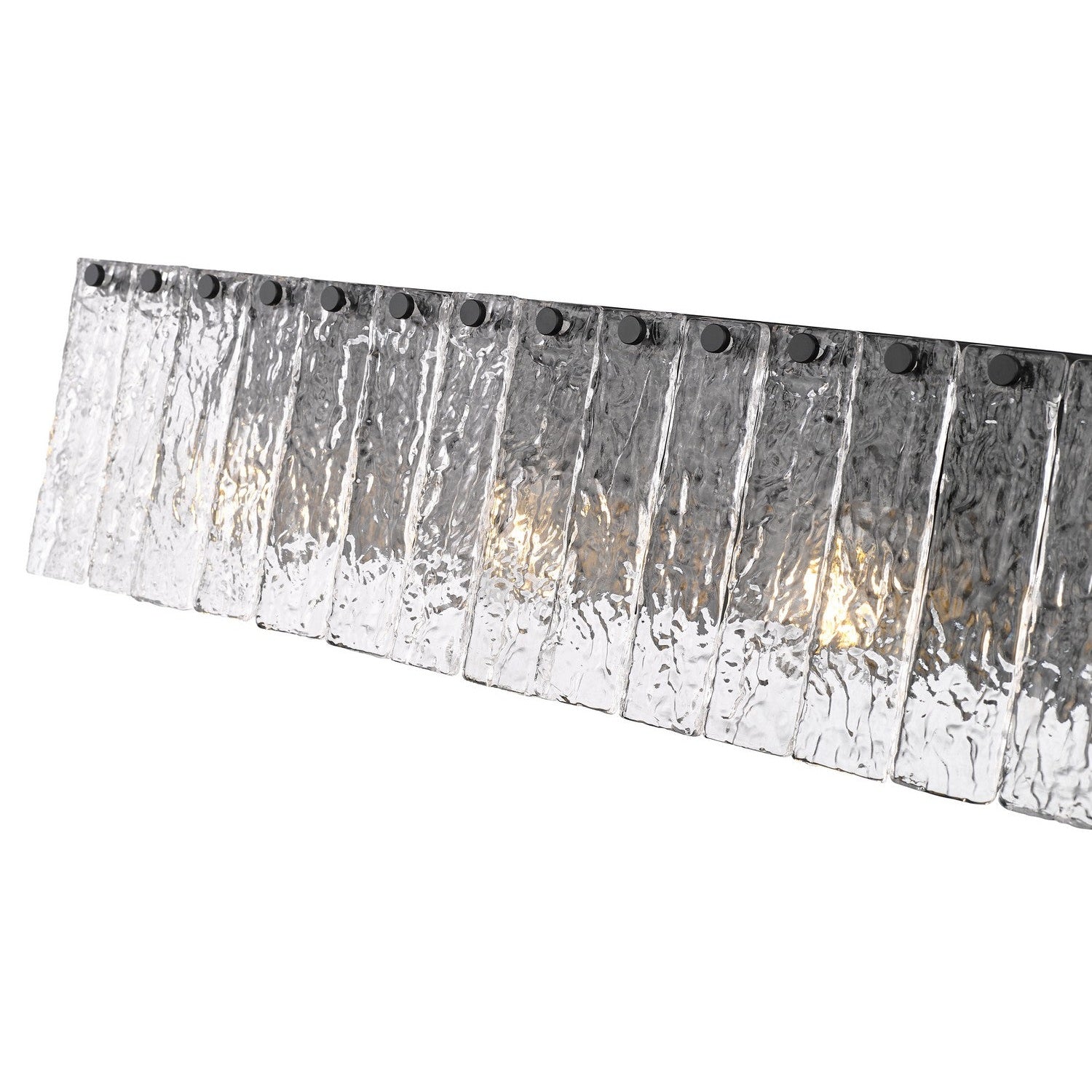 Z-Lite - 1943-4V-MB - Four Light Vanity - Glacier - Matte Black