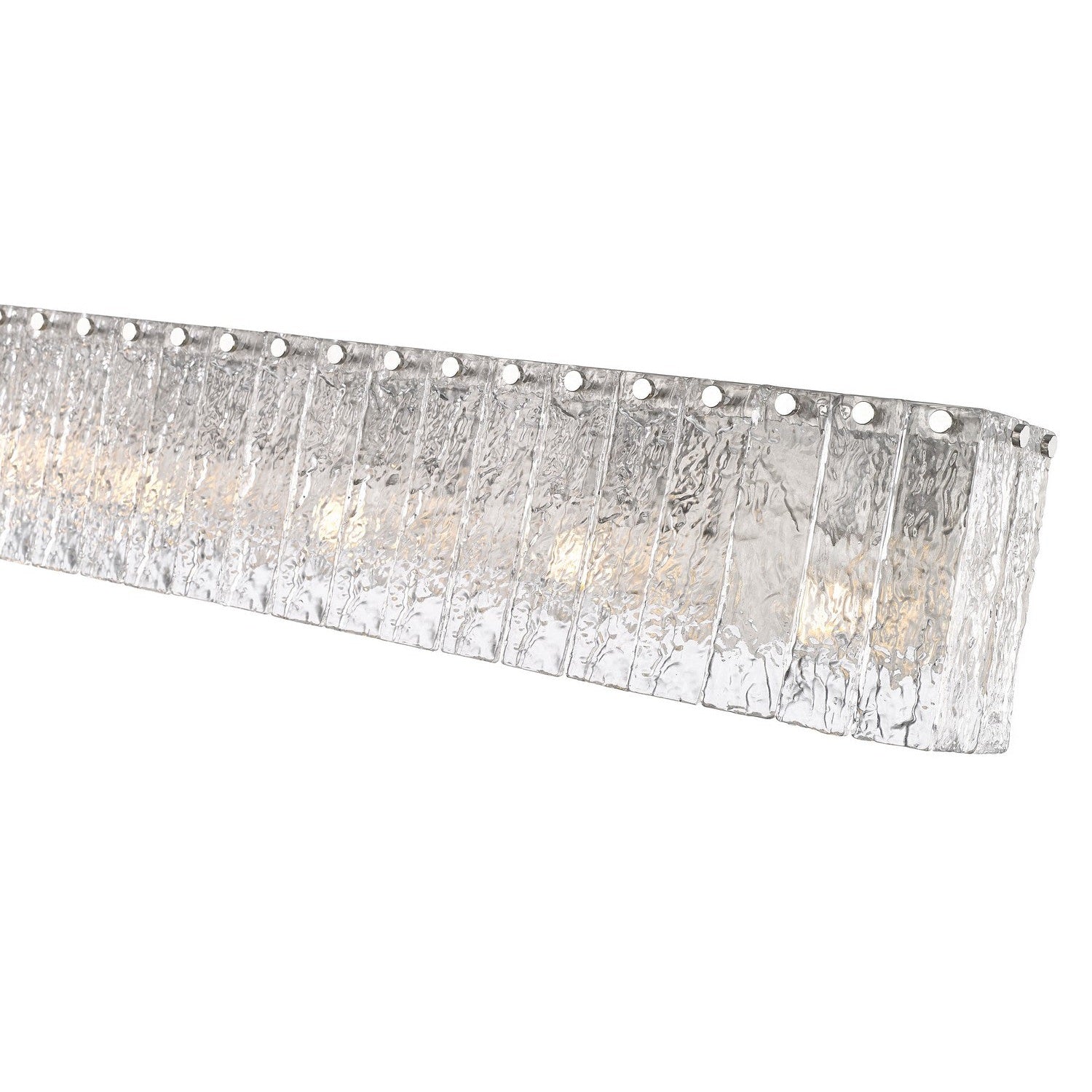 Z-Lite - 1943-5V-BN - Five Light Vanity - Glacier - Brushed Nickel