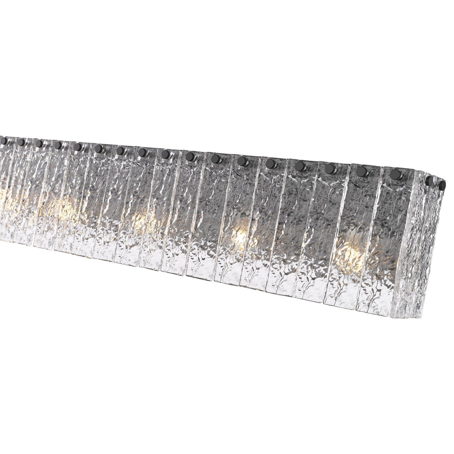 Z-Lite - 1943-5V-MB - Five Light Vanity - Glacier - Matte Black