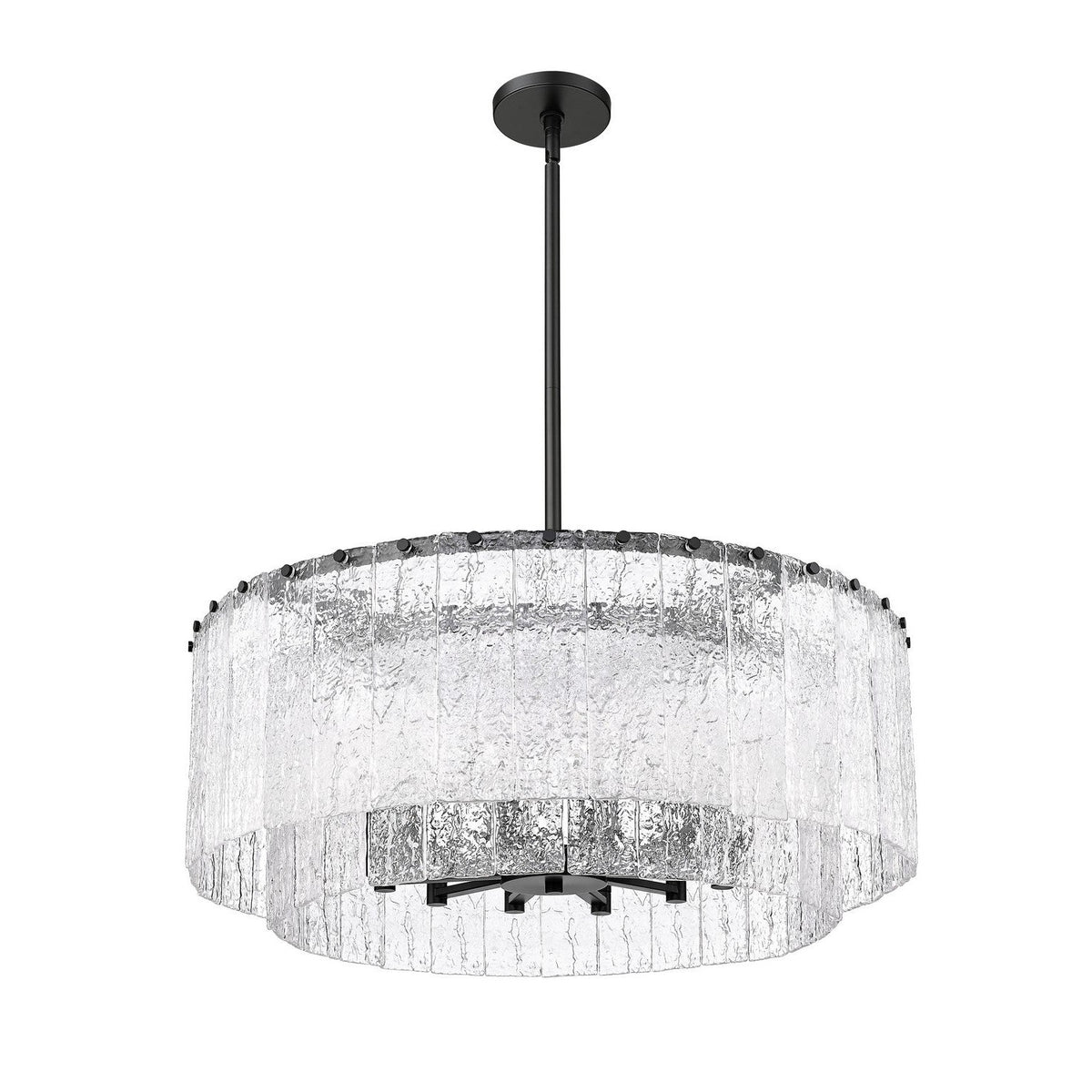 Z-Lite - 1943P32-2-MB - 12 Light Pendant - Glacier - Matte Black