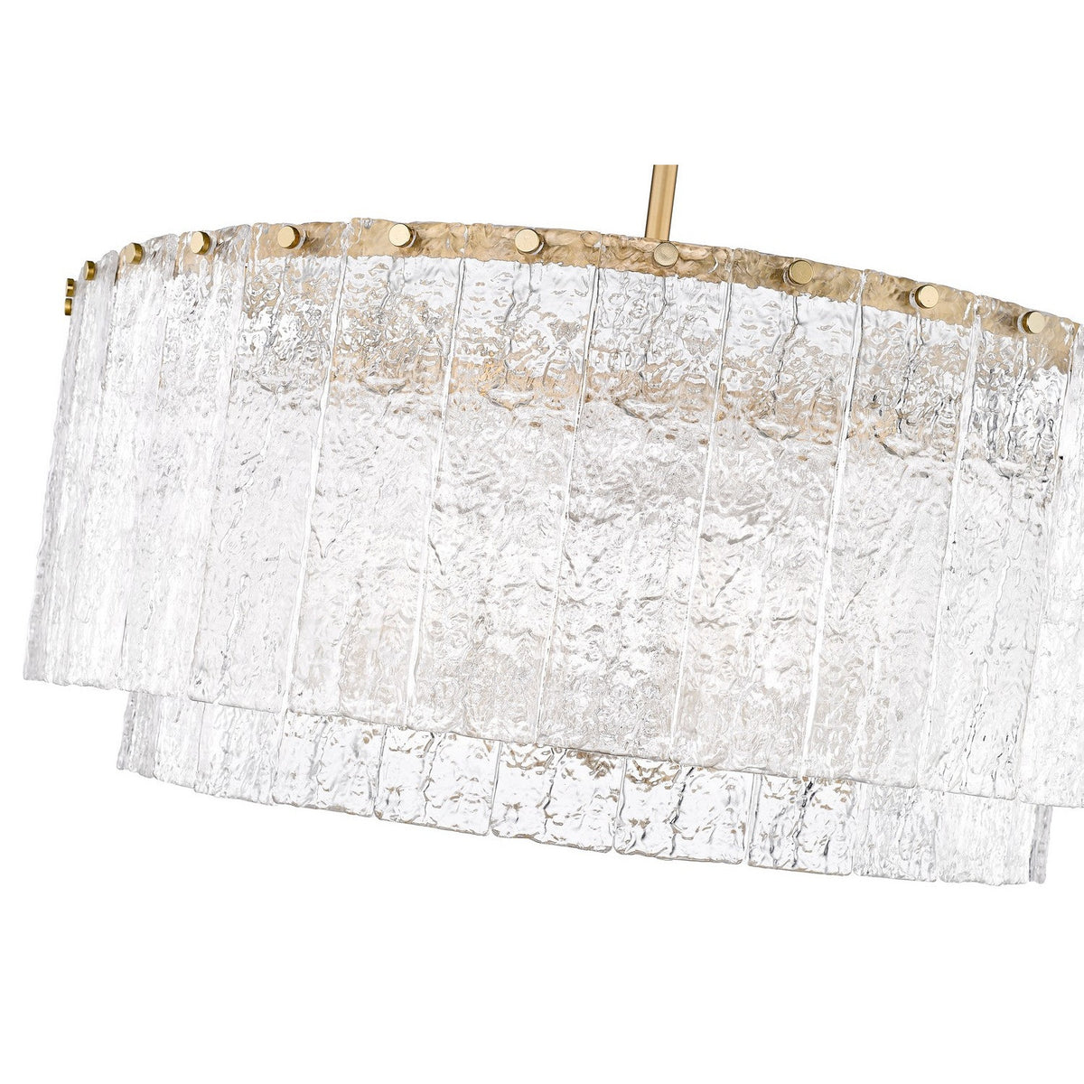 Z-Lite - 1943P32-2-MGLD - 12 Light Pendant - Glacier - Modern Gold