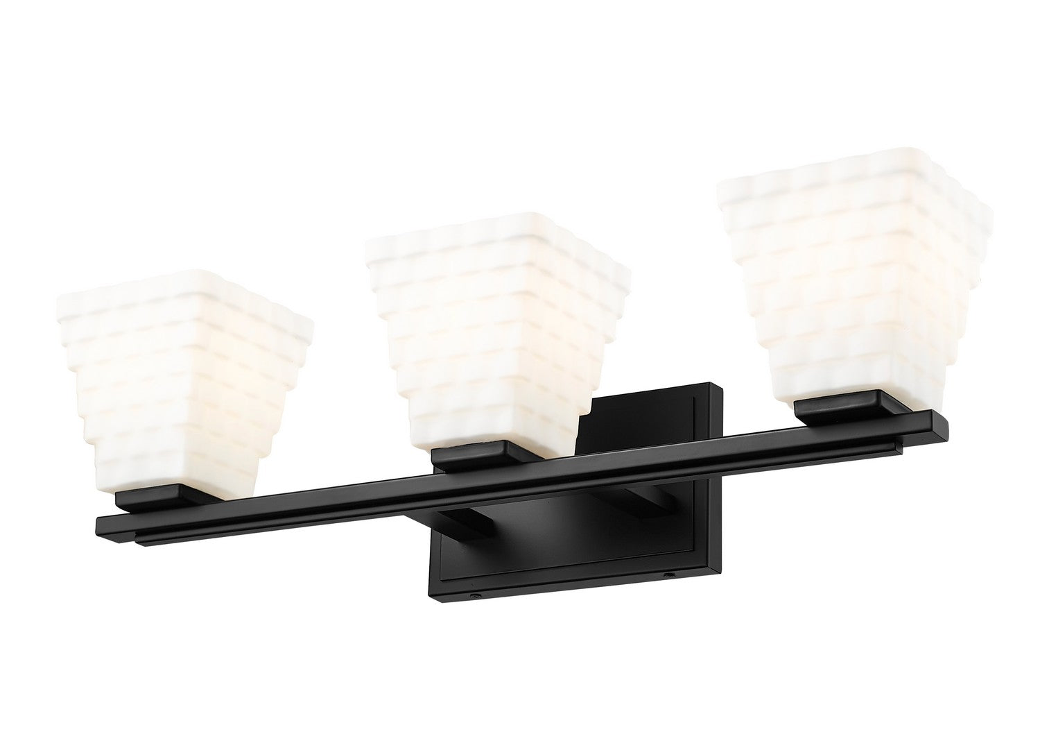 Z-Lite - 7514-3V-MB - Three Light Vanity - Annalise - Matte Black