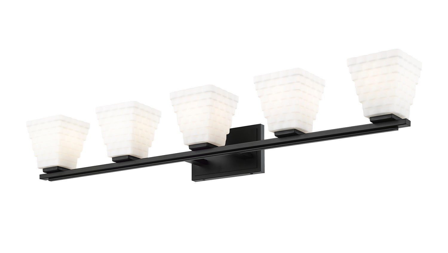 Z-Lite - 7514-5V-MB - Five Light Vanity - Annalise - Matte Black
